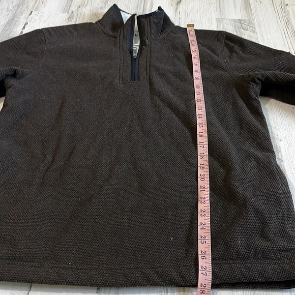Orvis Brown Fleece lined pullover Size M - Picture 9 of 9